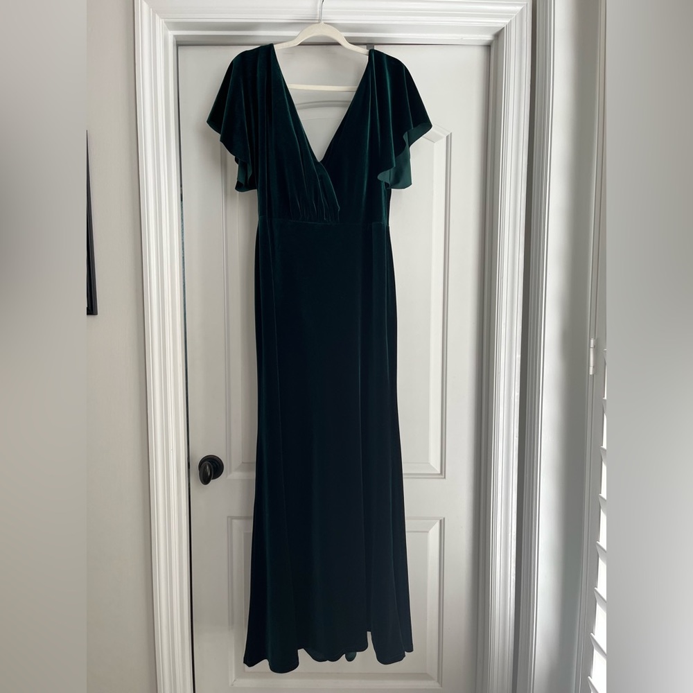 Jenny Yoo Velvet Dress - Picture 1 of 8